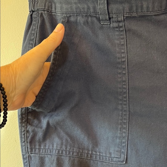 GAP Blue Cargo Pants with Elastic Cuffs Size L - Picture 3 of 7